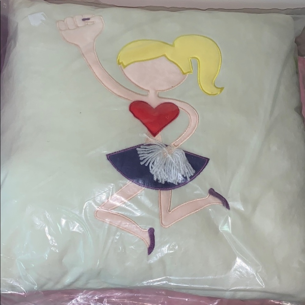 Custom GIRL Power Plush Pillow - Cheerleader